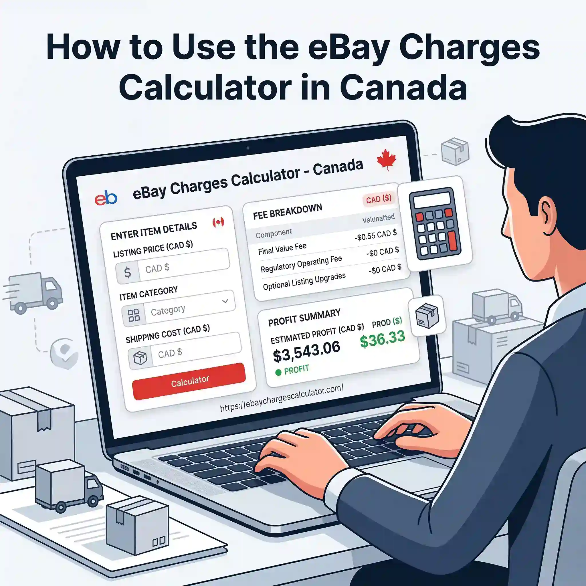 How to Use the Canada eBay Charges Calculator